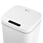 16L White Automatic Trash Can Smart Motion Sensor Waste Bin Rubbish Bathroom Trashcan