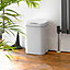 16L White Automatic Trash Can Smart Motion Sensor Waste Bin Rubbish Bathroom Trashcan