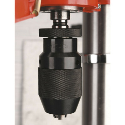 16mm Carbon Steel Keyless Pillar Drill Chuck - B16 Arbor - For ys04489 & ys04491