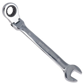 16mm Metric Flexible Combination Ratchet Spanner Wrench Bi-Hex 12 Sided