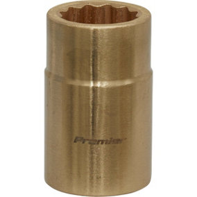 16mm Non-Sparking WallDrive Socket - 1/2" Square Drive - Beryllium Copper