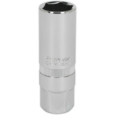 16mm Spark Plug Socket for Car Maintenance - 3/8" Drive Tool
