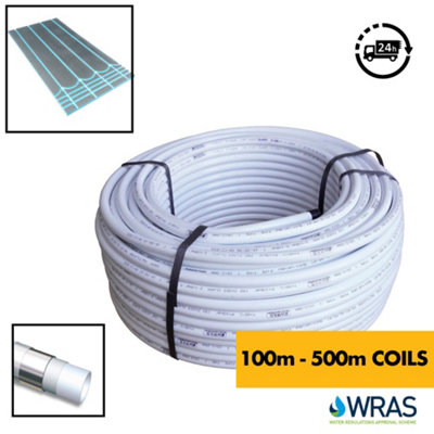 16mm UFH Pipe - PEX Underfloor Heating Pipe 150m - PEX-AL-PEX Barrier ...