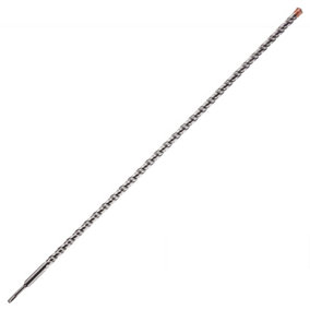 16mm x 600mm Long SDS Plus Drill Bit. TCT Cross Tip With Copper Coating. High Performance Hammer Drill Bit