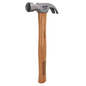 16oz 450g Claw Hammer Nail Remover Removal Installer With Hickory Handle