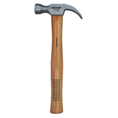 16oz 450g Claw Hammer Nail Remover Removal Installer With Hickory Handle