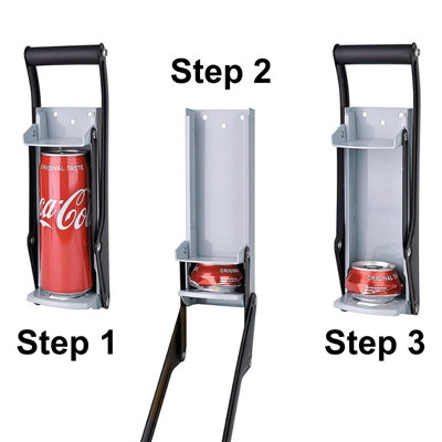 16oz 12oz Metal Can Crusher Wall Mounted,Aluminum Can Crushers Heavy Duty