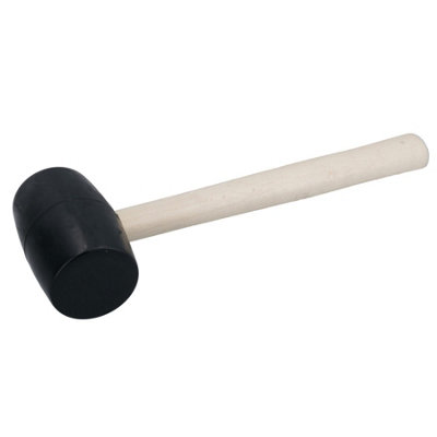 Double Headed Face Rubber and Soft Nylon Hammer Mallet 45mm Head Width