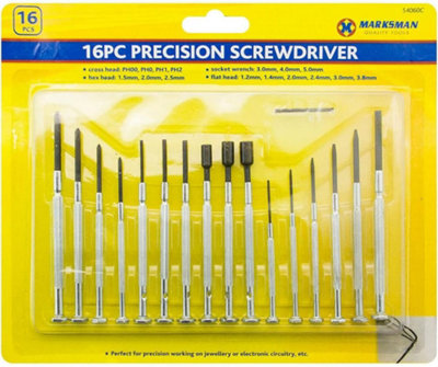 16Pc Precision Screwdriver Tool Set Kit Laptop Jewellers Watch Electronic