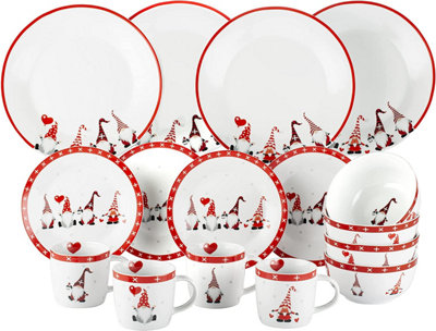 Christmas dinner clearance service set