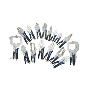 16pc Vice Grip Locking Wrench Plier Mole Grip Round Nose Welding Clamp
