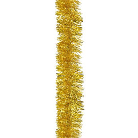 16Pcs Gold Tinsel Tree Decoration 1.8m