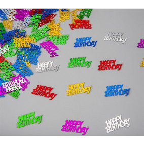 16th Birthday Confetti Multicolour 1 pack x 14 grams birthday decoration Foil Metallic 1 pack