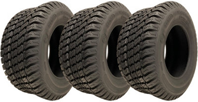 16x6.50-8 Lawnmower Tyres 4ply Turf Grass Wanda P332 Road Legal 280kg (Set of 3)