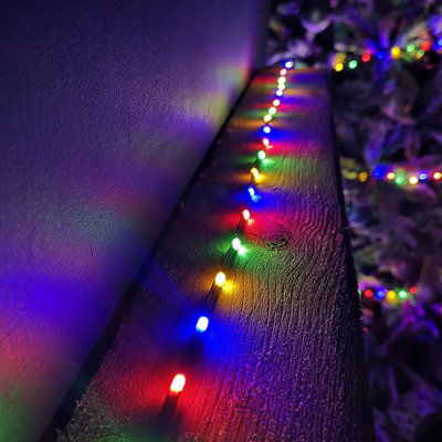 17.5m Indoor Outdoor Flexibrights Christmas Lights with 500 Multi Coloured LEDs Price Comparisons | Compare The Build