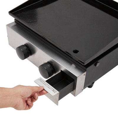 17-Inch Top Propane Griddle Stainless Steel Gas Griddle Flat - 7