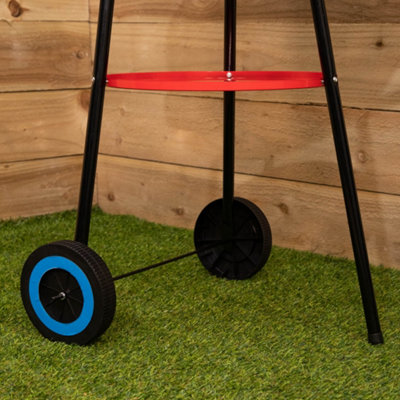17" Outdoor Portable Garden Patio Round Charcoal Barbecue / BBQ with Wheels - 5