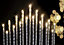 17 Twisted Pipe Christmas Candle Bridge - Silver