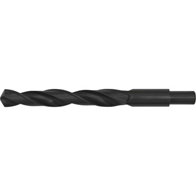 17 x 185mm HSS Roll Forged Blacksmith Drill Bit - Reduced Shank - 125mm Flute