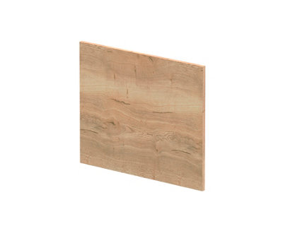 1700mm Edge/Power L Shape Square End Bath Panel - Textured Woodgrain Autumn Oak