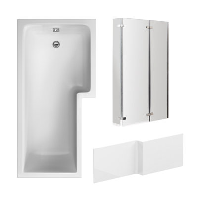 1700mm L Shape Bathtub