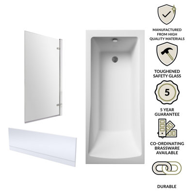 1700mm Square Bathtub - 4
