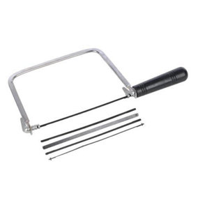 170mm Coping Saw 5 Assorted Blades 360 Degree Blade Adjustable