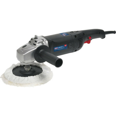 170mm Variable Speed Sander & Polisher 1300W 230V High Torque Detailing Kit DIY at B&Q