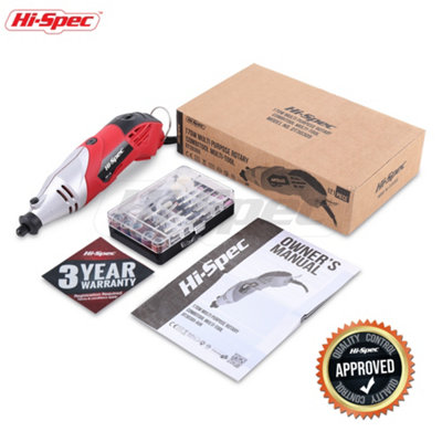 170W Advanced Rotary Tool Set 121 Pc 35000RPM With 6 Speed Settings by ...