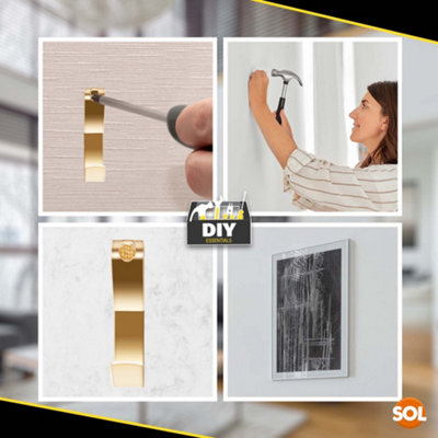 172pk Picture Hanging Kit - Multiple Wall Hooks for Hanging - 6