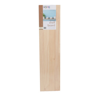 1730 x 300mm Shelf Board, Solid Pine Wood, Natural Sanded