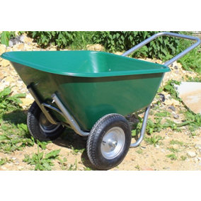 175 Litre Bristol Tool Company Garden Plastic Wheelbarrow with Pneumatic Wheels