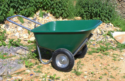 175 Plastic 2 Wheel Tipper With Puncture proof wheels