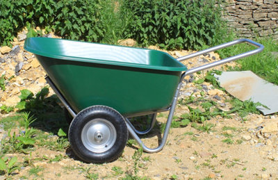175 Plastic 2 Wheel Tipper With Puncture proof wheels - 5