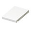 175mm Flat Fascia Board in White - 5m