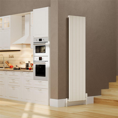 1775mm (H) x 470mm (W) - White Single Panel Vertical Radiator (Broadway ...