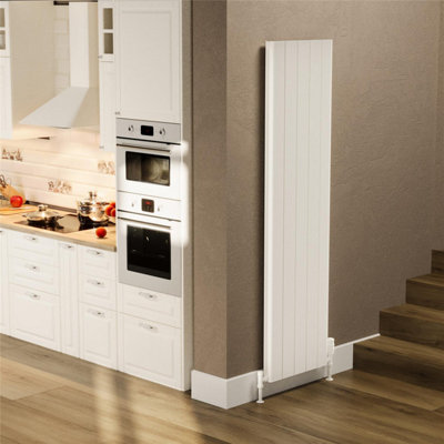 1775mm (H) x 565mm (W) - White Double Panel Vertical Radiator (Broadway ...