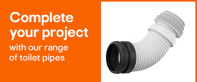 Complete your project with our range of toilet pipes