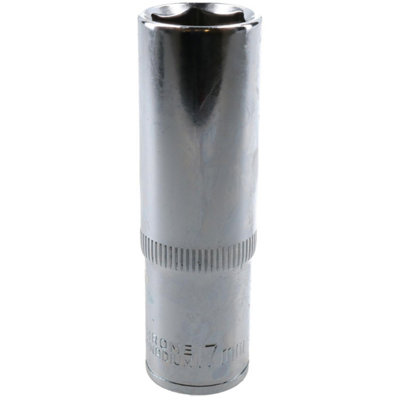 Teng 1cm Drive 17mm Esagonale Metrico Presa Profondo Raso Finitura TENM380617