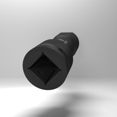 17mm Impact Socket For Unistrut Channel - Thin Profile Shaped Design To fit In To Channel Section 1/2" Square Drive Metric Socket