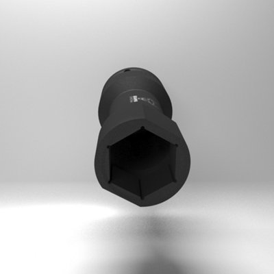 17mm Impact Socket For Unistrut Channel - Thin Profile Shaped Design To fit In To Channel Section 1/2" Square Drive Metric Socket