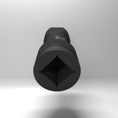 17mm Impact Socket For Unistrut Channel - Thin Profile Shaped Design To fit In To Channel Section 1/2" Square Drive Metric Socket