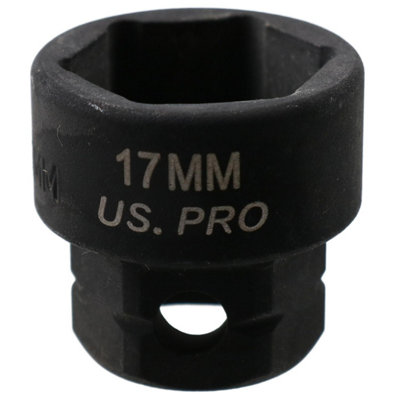 17mm Metric Stubby 3/8