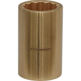 17mm Non-Sparking WallDrive Socket - 1/2" Square Drive - Beryllium Copper