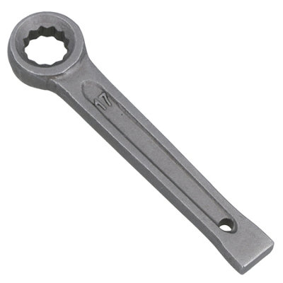 17mm Slogging Box End Striking Ring Wrench Spanner Bi-Hex 12 Sided Metric