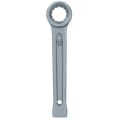 17mm Slogging Box End Striking Ring Wrench Spanner Bi-Hex 12 Sided Metric