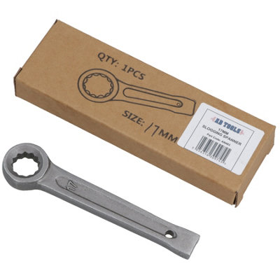 17mm Slogging Box End Striking Ring Wrench Spanner Bi-Hex 12 Sided Metric