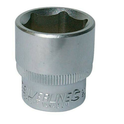 17mm Steel Socket 3/8" Inch Drive Hex Metric