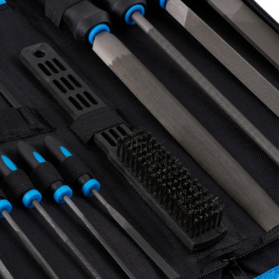 17Pcs Metal File Set Files Tools Premium Metal Files in Suitcase