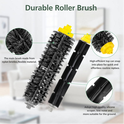 Replacement Accessory Kit For IRobot Roomba 600 Series – 10-Piece Brush & Tool Set-742644